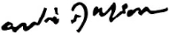 Signature d'André Masson