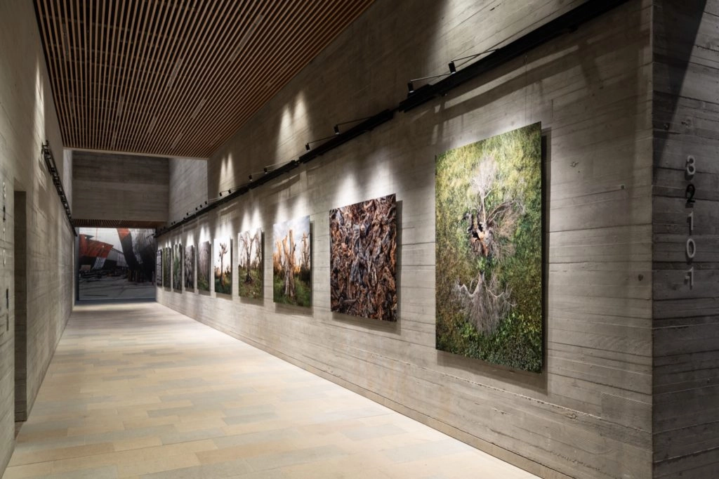 Vue de l’exposition « BURTYNSKY : Extraction/Abstraction » au M9 – Museum of the 20th Century (Venise). Photo © Marco Cappelletti, avec l’aimable autorisation d’Alvisi Kirimoto