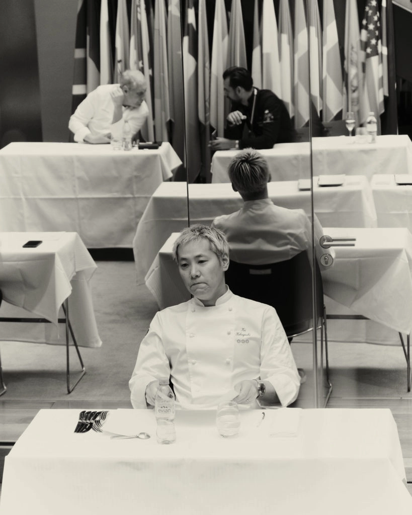 Le chef Kei Kobayashi (Restaurant Kei), membre du jury.