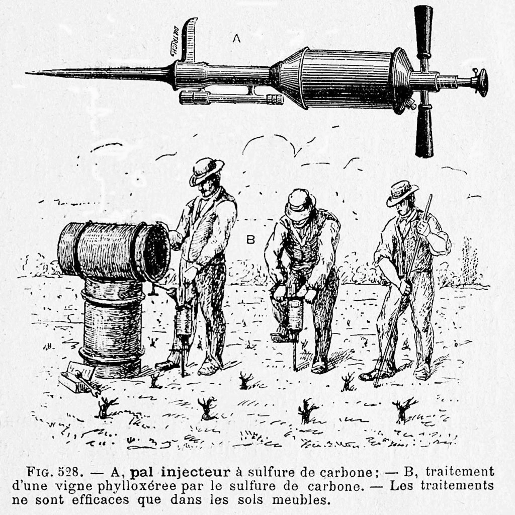 Injection de sulfure de carbone © DR