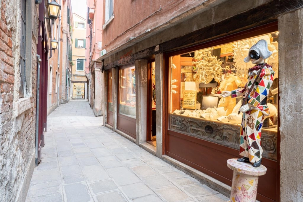 L’atelier Ca’Macana, fabricant de masques historique à Venise.