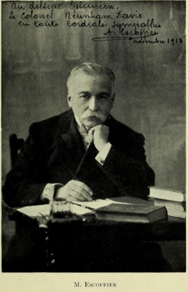 Auguste Escoffier en 1914 © DR