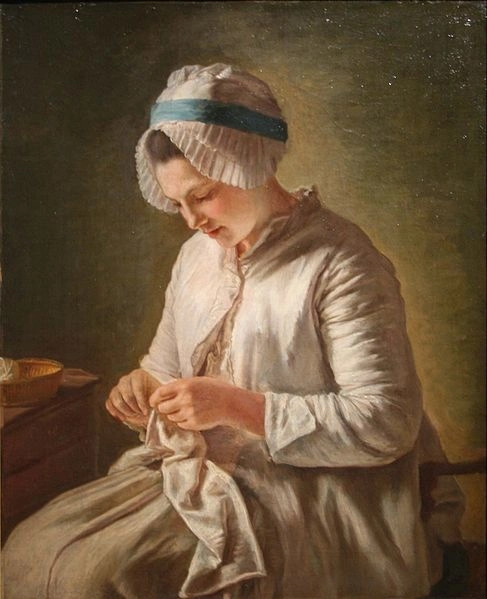 Françoise Duparc – Femme à l’ouvrage © Musée des Beaux-Arts de Marseille