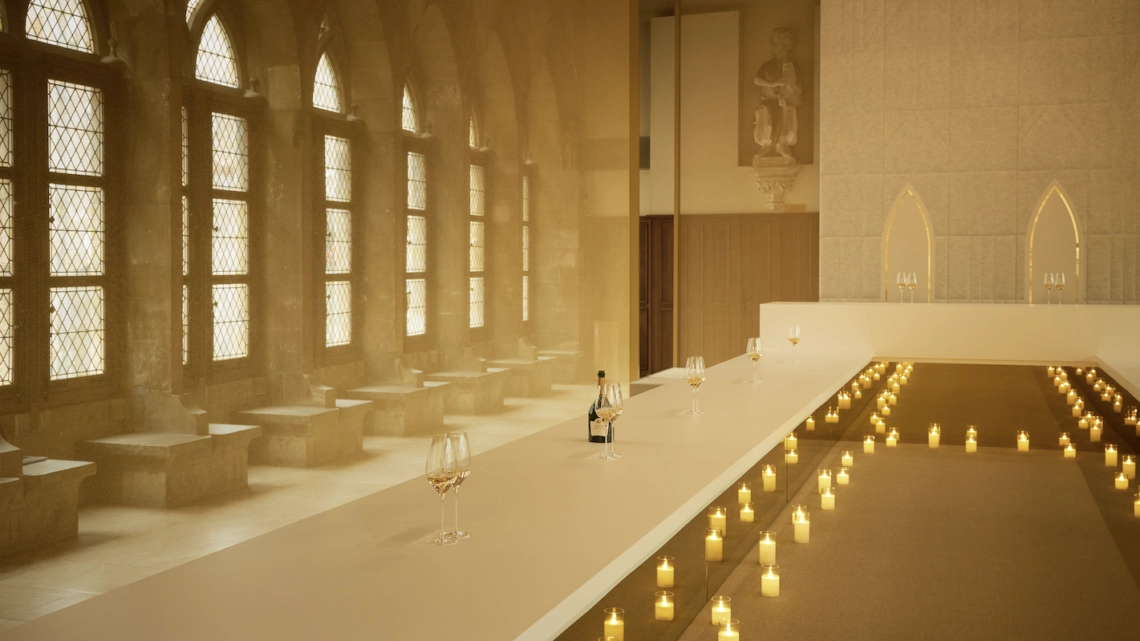 "À la table de Thibaud IV, Comte de Champagne"