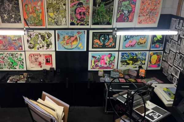 Atelier sérigraphique © DR