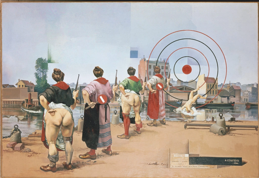 Non, non et non elle ne tolérera jamais qu’il fasse l’aéroplane, 1964. Collection particulière ©D.R.