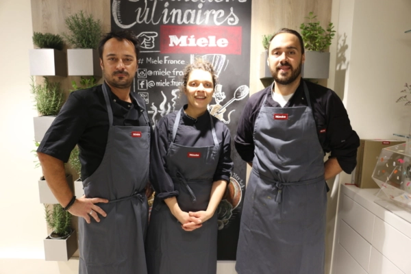 Les finalistes du Cooking Talent 2022 qui ont concouru le 28 novembre dernier : Mickael Leveque, Marie Ferragu, Clément Oudin.