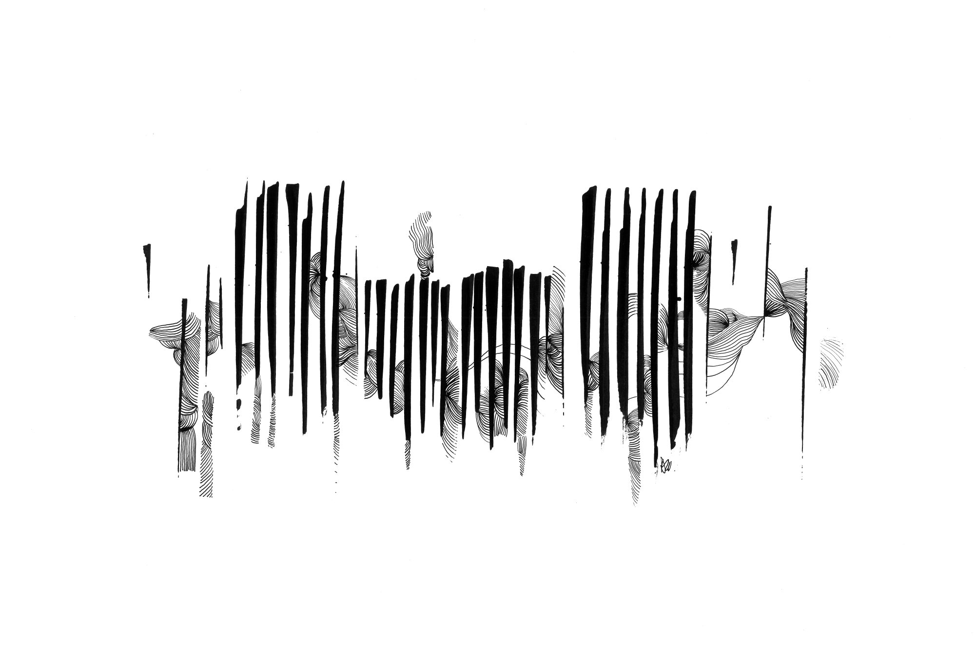 Illustration abstraite d'orgue