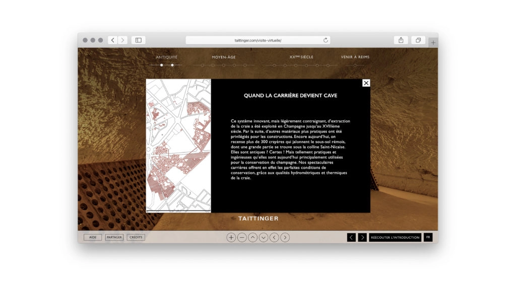 Site internet Taittinger