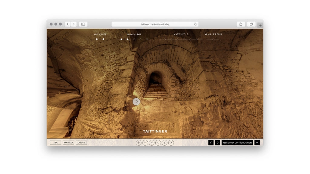 Site internet Taittinger
