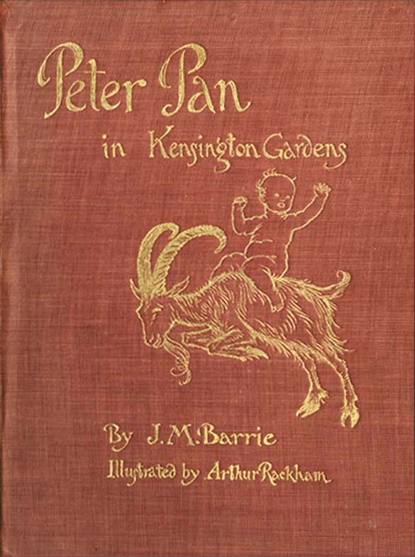 Première édition de l’ouvrage Peter Pan in Kensington Gardens (1906) © DR