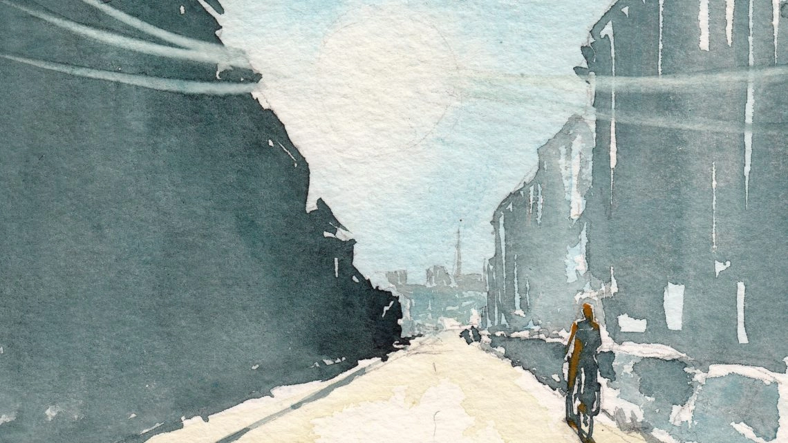 Croquis rémois par un été de canicule Croquis rémois par un été de canicule