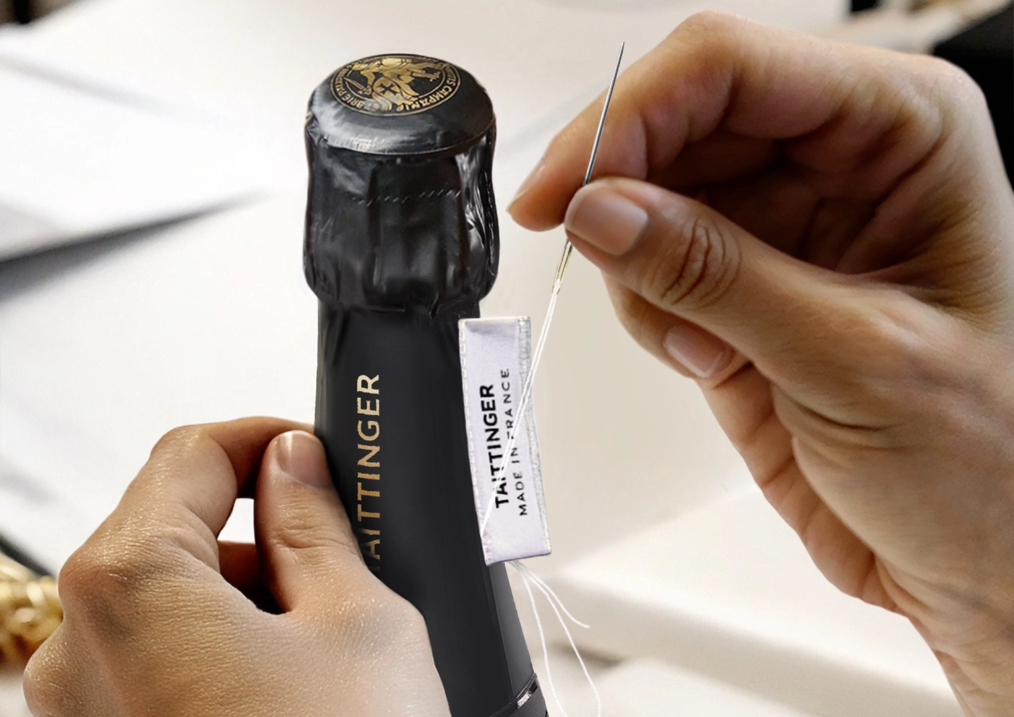 Jeremy Malabre, responsable de la création artistique chez Taittinger Jeremy Malabre, responsable de la création artistique chez Taittinger